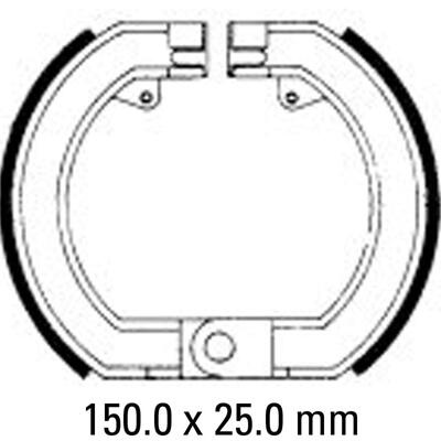 Ferodo Brake Shoe Set - FSB869