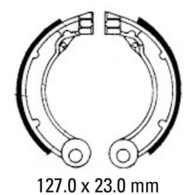 Ferodo Eco Brake Shoe Set - FSB890A