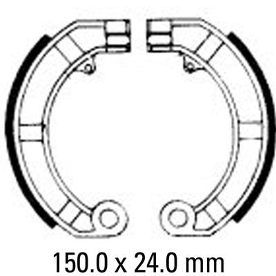 Ferodo Eco Brake Shoe Set - FSB874 EF