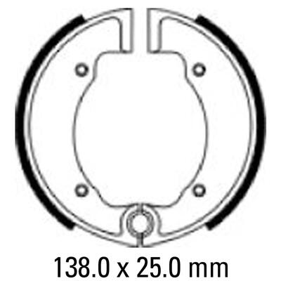 Ferodo Brake Shoe Set - FSB916