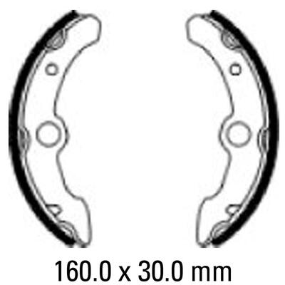 Ferodo Brake Shoe Set - FSB928