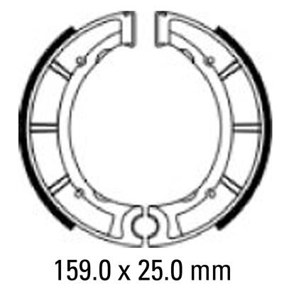 Ferodo Brake Shoe Set - FSB948