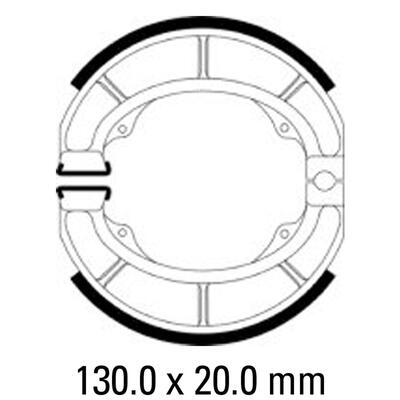 Ferodo Brake Shoe Set - FSB956