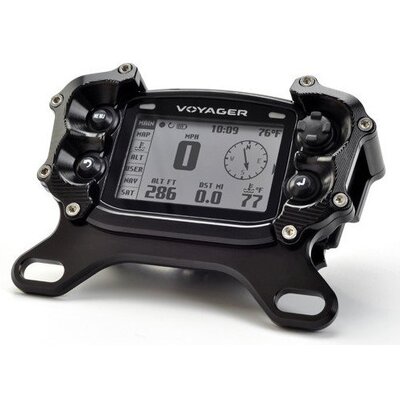 TRAIL TECH VAPOR DIGITAL GAUGE TOP MOUNT PROTECTOR BLACK