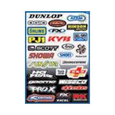 Factory Effex Sponsor Kit A Decal Sheet