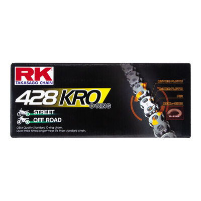 RK CHAIN 428KRO-126L REPLACES