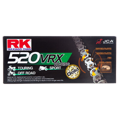 RK CHAIN GB520VRX-120L GOLD