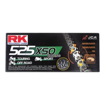 Rk Chain 525Xso - 120 Link - Black/Gold