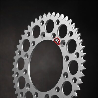 Renthal Rear Sprocket Mx Ultralight Grooved Sil 48T