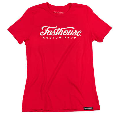 Fasthouse Womens Morris SS Tee - Cardinal