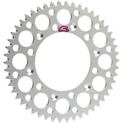 Renthal Rear Sprocket Mx Ultralight Grooved Sil 52T