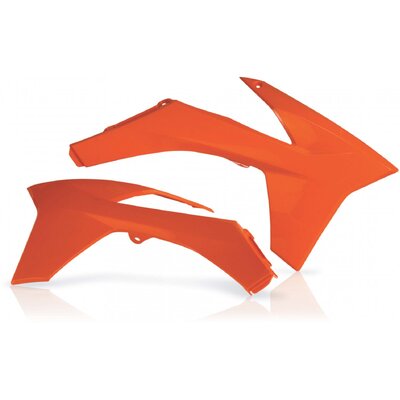 ACERBIS RADIATOR SHROUDS KTM SX SXF 11-12 EXC EXCF 12-13 ORANGE