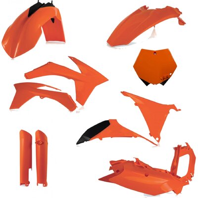 ACERBIS PLASTIC KIT KTM SX 2012 SXF 11-12 ORANGE