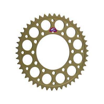 Renthal Rear Sprocket Mx Ultralight Grooved Gld 44T