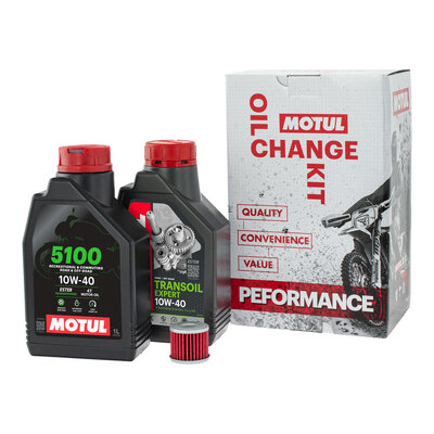 Motul Performance Oil Change Kit - Honda Crf250R 04-17 Crf450R 02-16