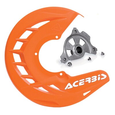 ACERBIS X-BRAKE DISC COVER & MOUNT ORANGE SX SXF 15-25 EXC EXCF 16-25