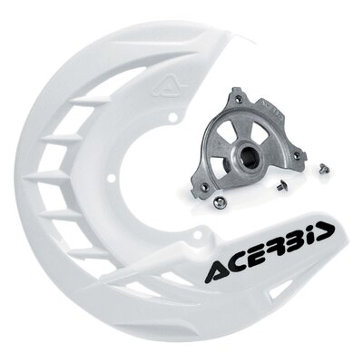 ACERBIS X-BRAKE DISC COVER & MOUNT WHITE SX/F TC FC 15-25 EXC/F TE FE 16-25 MC EC 21-24