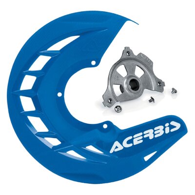 ACERBIS X-BRAKE DISC COVER & MOUNT BLUE SX SXF 03-14 EXC EXCF 03-15