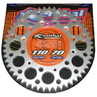 Renthal Rear Sprocket Mx Ultralight Grooved Sil 48T