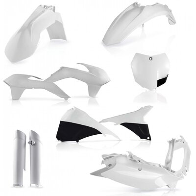 ACERBIS PLASTIC KIT KTM SX SXF 13-14 WHITE