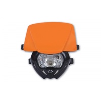 Panther Headlight - Black Base/Orange Upper