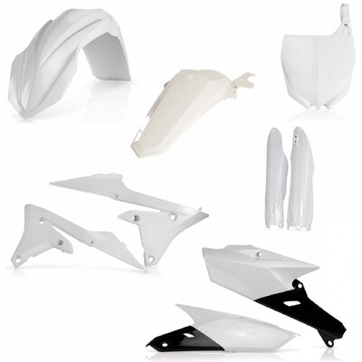 ACERBIS PLASTIC KIT YAMAHA YZF 250 14-18 450 14-17 WHITE