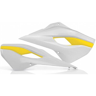 ACERBIS RADIATOR SHROUDS TC FC 14-15 TE FE 14-16 WHITE YELL