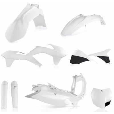 ACERBIS PLASTIC KIT KTM SX SXF 2015 WHITE