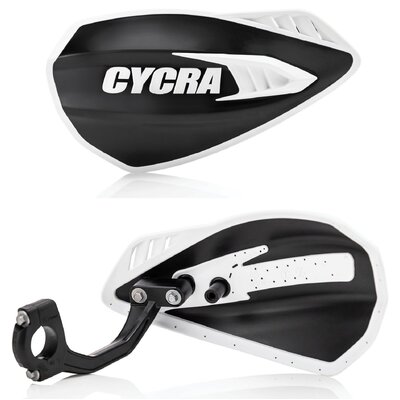 CYCRA HANDGUARDS CYCLONE UNIVERSAL BLACK WHITE