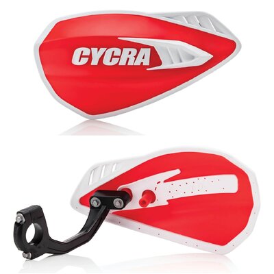 CYCRA HANDGUARDS CYCLONE UNIVERSAL RED WHITE