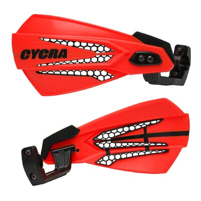 CYCRA HANDGUARDS MX-RACE UNIVERSAL RED BLACK