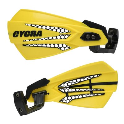 CYCRA HANDGUARDS MX-RACE UNIVERSAL YELLOW BLACK