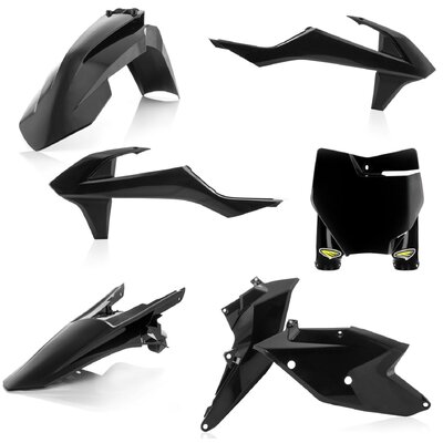 CYCRA PLASTIC KIT KTM SX SXF 16-18 BLACK