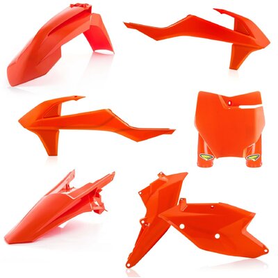 CYCRA PLASTIC KIT KTM SX SXF 16-18 ORANGE