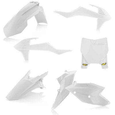 CYCRA PLASTIC KIT KTM SX SXF 16-18 WHITE