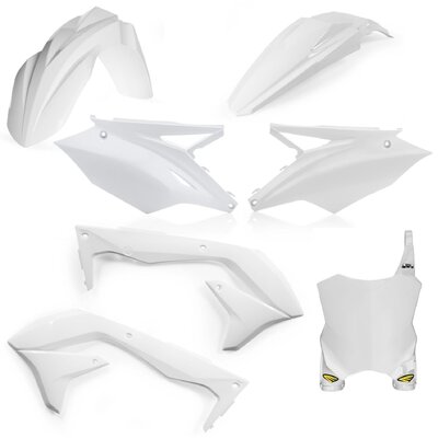 CYCRA PLASTIC KIT KAWASAKI KXF 450 16-18 WHITE