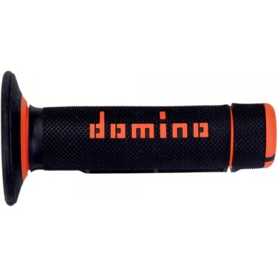 DOMINO GRIPS MX A020 HALF WAFFLE ORANGE BLACK