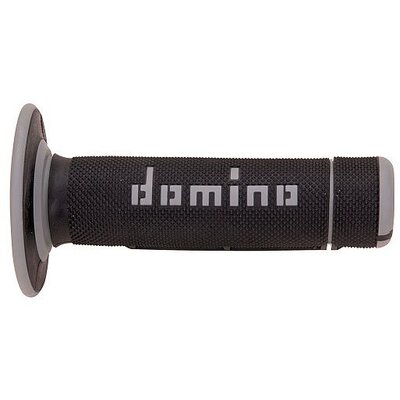 DOMINO GRIPS MX A020 HALF WAFFLE BLACK SILVER