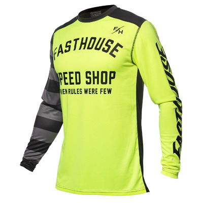 Fasthouse Carbon Eternal Jersey - High-Viz/Black