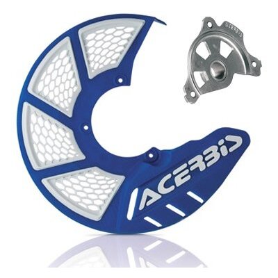 ACERBIS X-BRAKE 2.0 DISC COVER & MOUNT BLUE WHITE SX/F 03-14 EXC/F 03-15