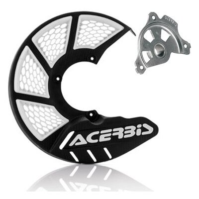 ACERBIS X-BRAKE 2.0 DISC COVER & MOUNT BLACK WHITE SX/F 03-14 EXC/F 03-15