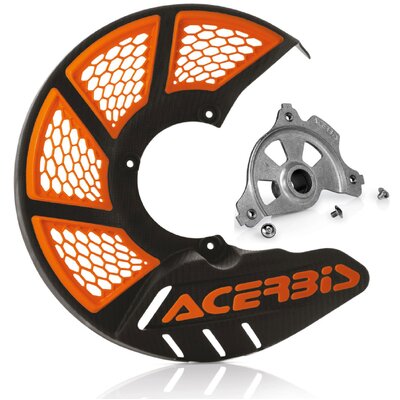 ACERBIS X-BRAKE 2.0 DISC COVER & MOUNT BLACK ORANGE SX/F 15-24 EXC/F 16-24