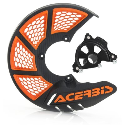 ACERBIS X-BRAKE 2.0 DISC COVER & BLK MOUNT BLACK ORANGE SX/F 15-24 EXC/F 16-24