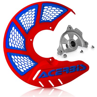 ACERBIS X-BRAKE 2.0 DISC COVER & MOUNT RED BLUE BETA 13-25