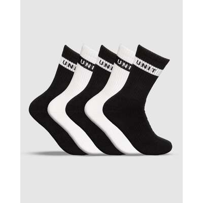 Unit Ladies Hilux Wndr Bamboo Socks - 5 Pack - Multi - OS