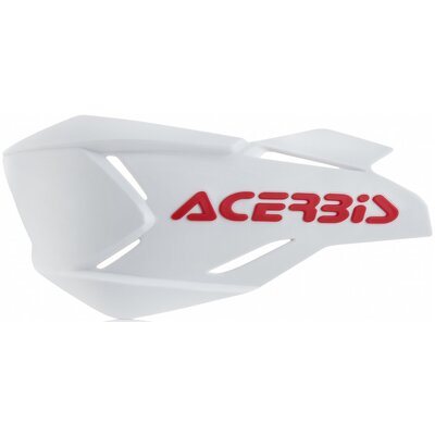 ACERBIS HANDGUARDS X-FACTORY SPOILERS WHITE RED