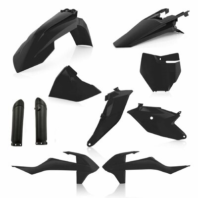 ACERBIS PLASTIC KIT KTM SX85 18-24 GAS GAS MC85 21-24 BLACK