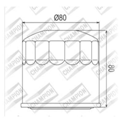 Champion Oil Filter Element - COF102