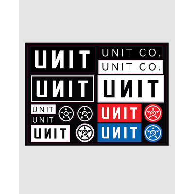 Unit Logo Sticker Sheet - Multi - OS