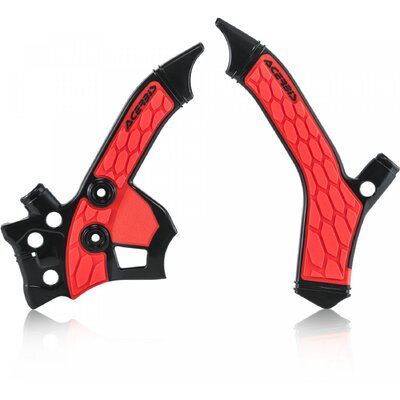 ACERBIS X-GRIP FRAME GUARDS HONDA CRF250L 13-20 BLACK-RED